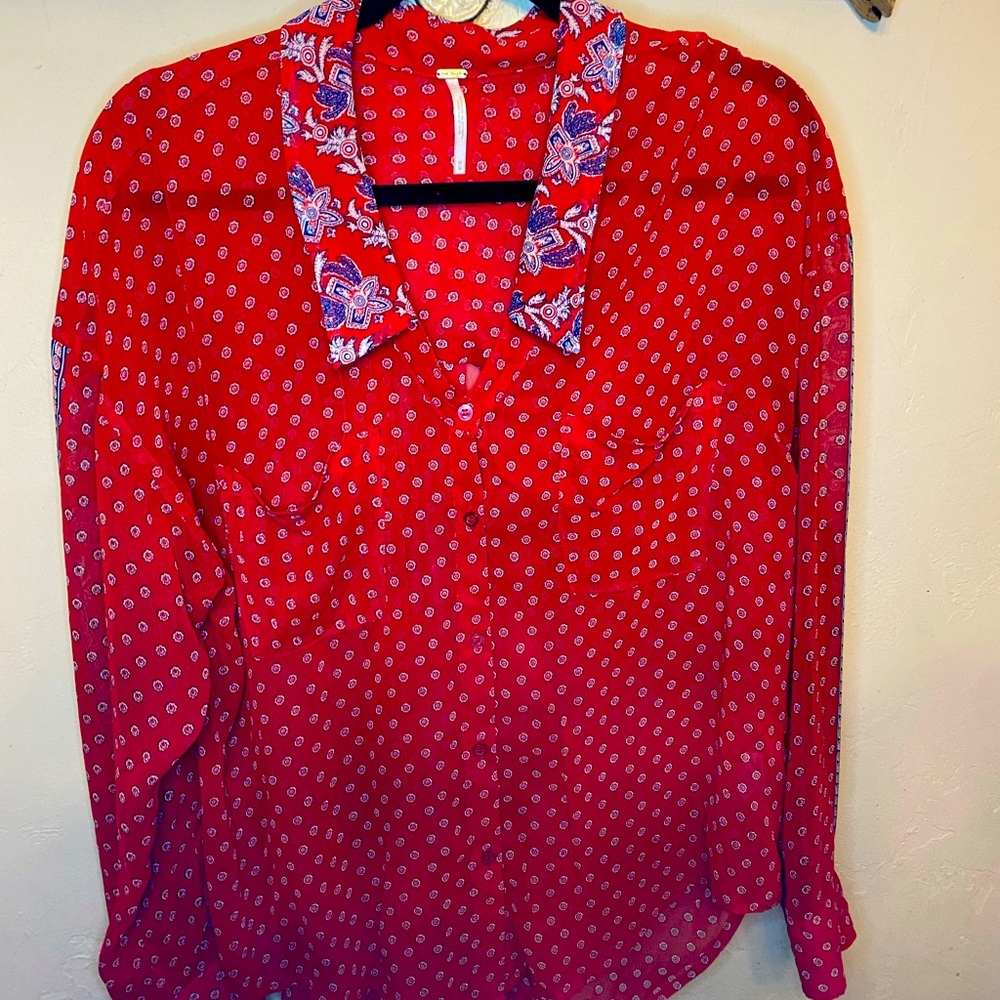 Free People Blouse size Medium